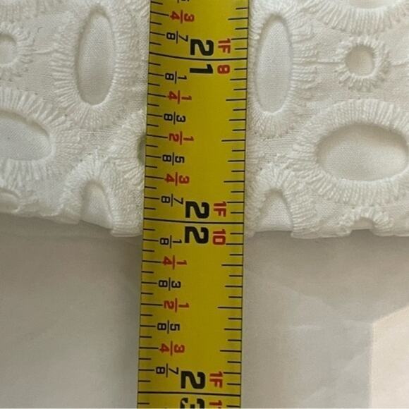 Banana Republic White 100% Cotton Embroidered Lace‎ Cottage Skirt NWOT Size 10 - Picture 11 of 11